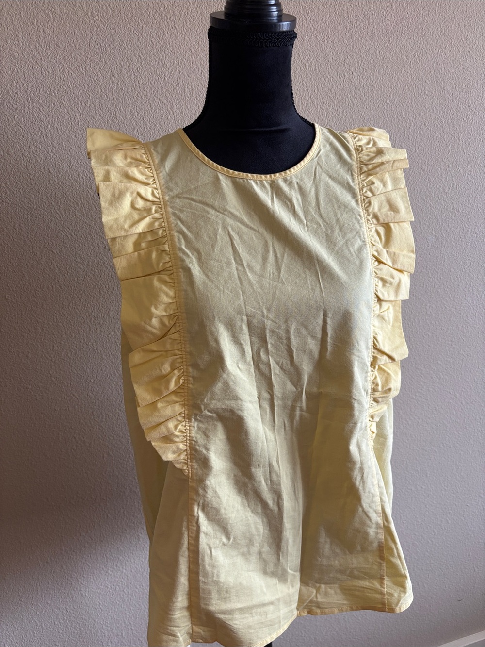 Michael Kors yellow sleeveless top